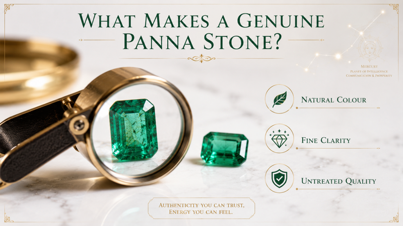 what makes a genuine panna stone