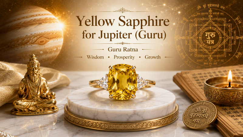 yellow sapphire for jupiter guru