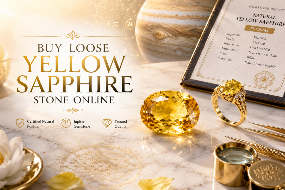 Buy Loose Yellow Sapphire Stone Online Complete Pukhraj Buying Guide