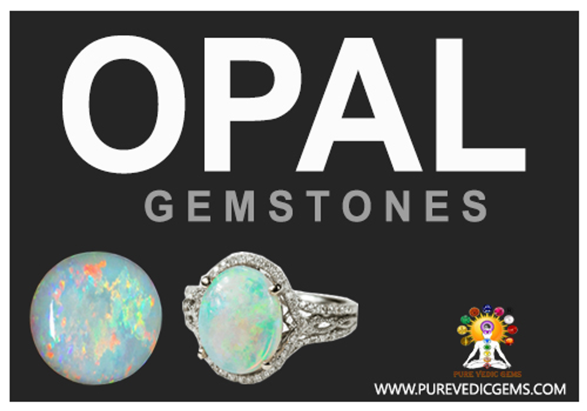 Opal stone, the substitute for White Sapphire.