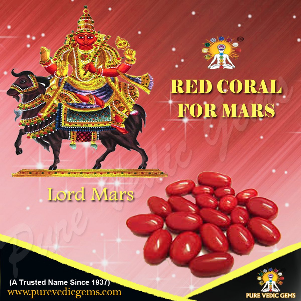 Planets and their gems-Red Coral
