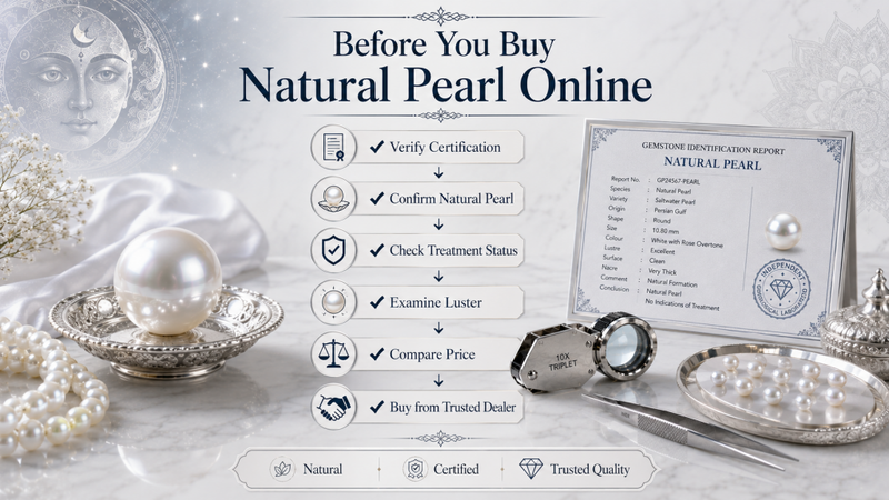before you buy natural pearl online