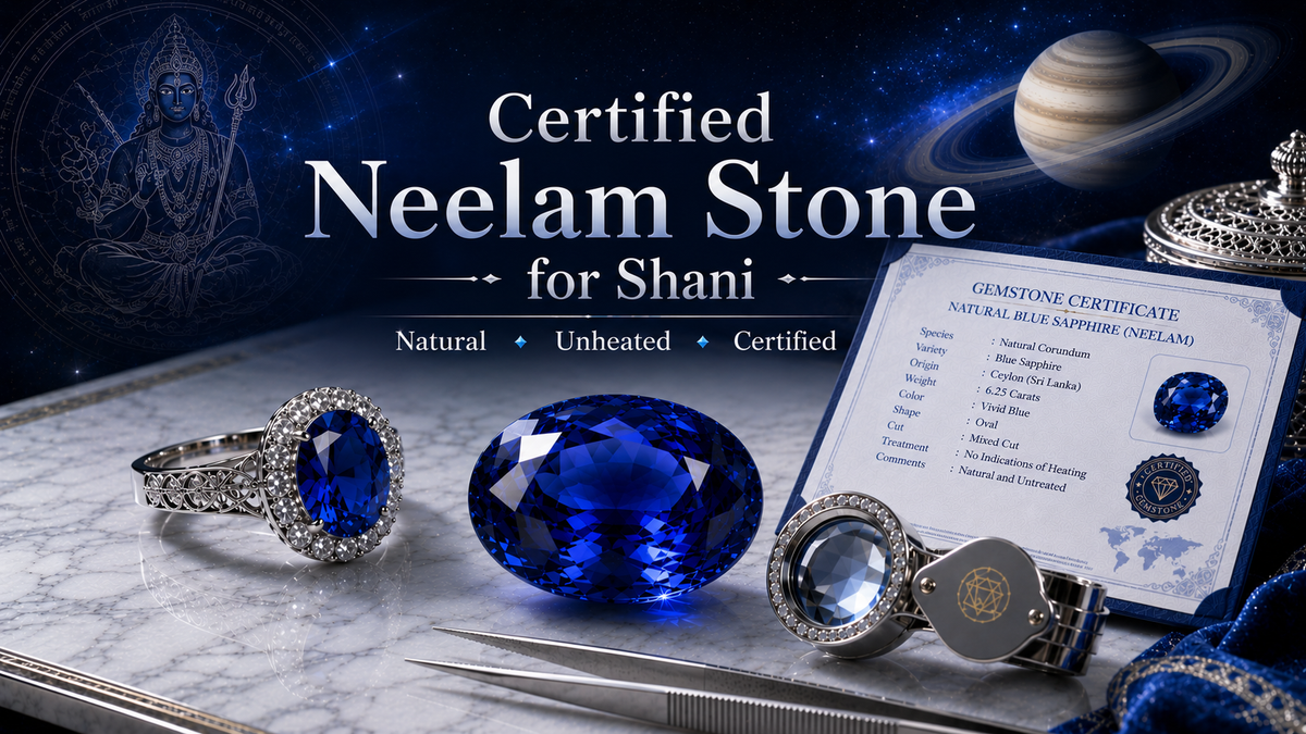 Certified Neelam Stone for Shani Everything Worth Knowing About