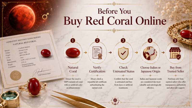 before you buy red coral online