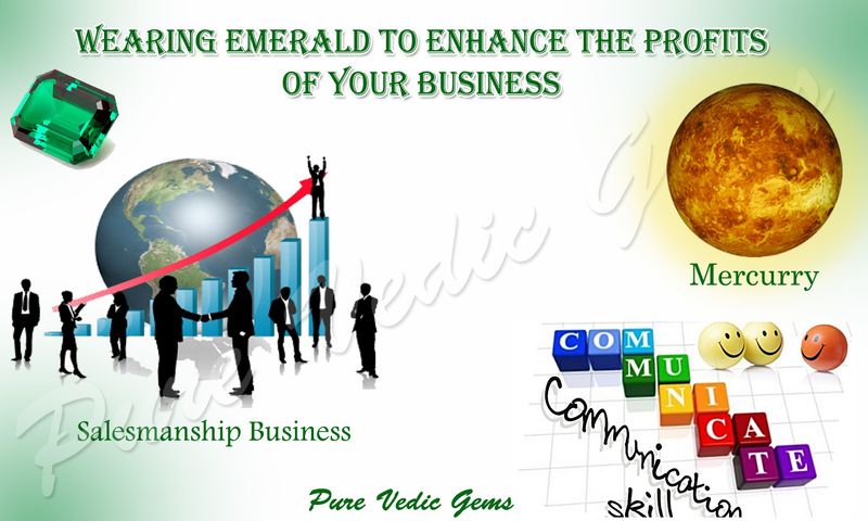 wearing emerald to enhance the profit copy