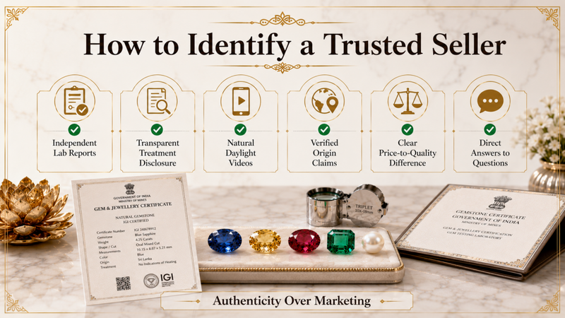 how to identify a trusted seller
