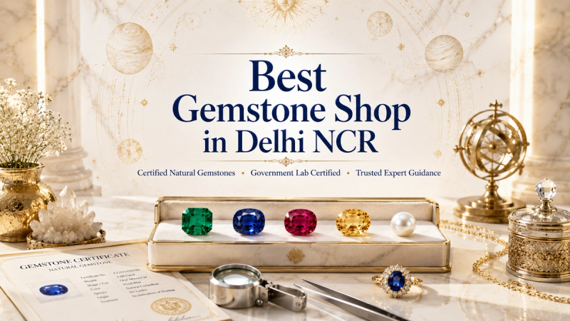 Where to Find the Best Gemstone Shop in Delhi NCR for Certified Stones