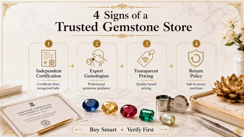4 signs of trusted gemstone store