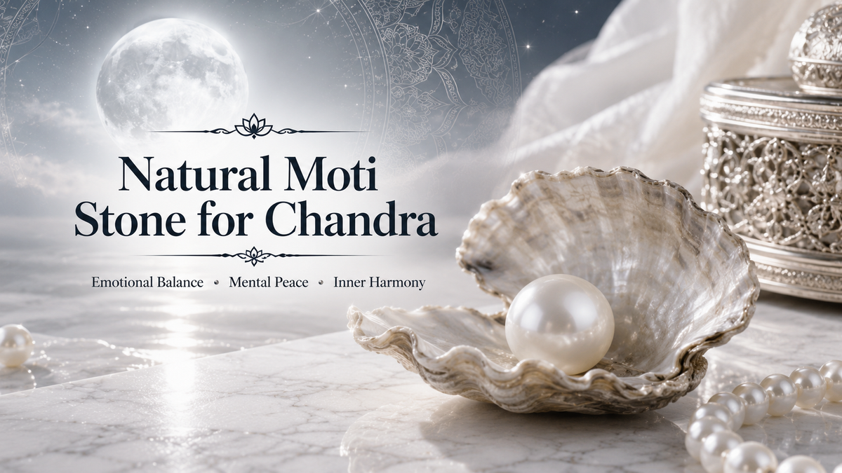 Natural Moti Stone for Chandra and Why the Moon's Gem Matters