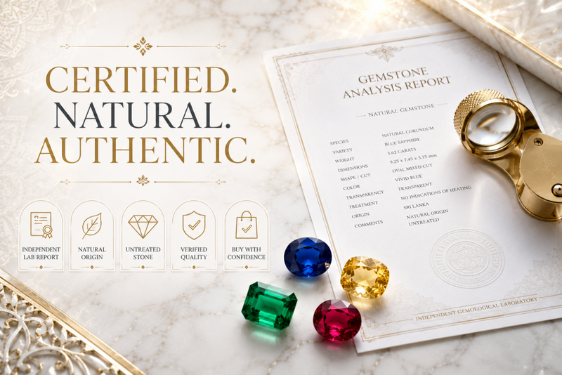 certified authentic natural