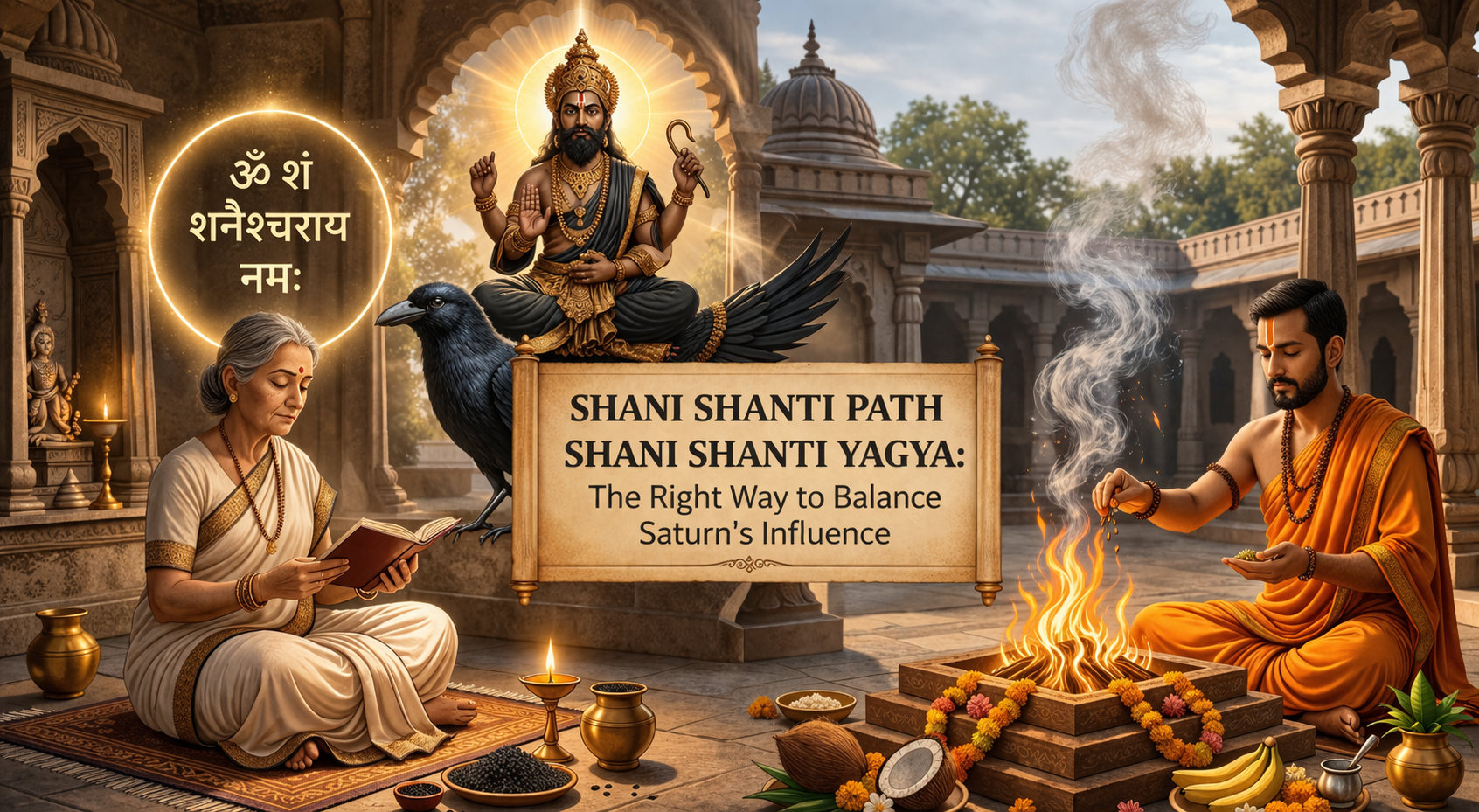Shani Shanti Path and Shani Shanti Yagya for Avoiding the Ill Effects of Shani