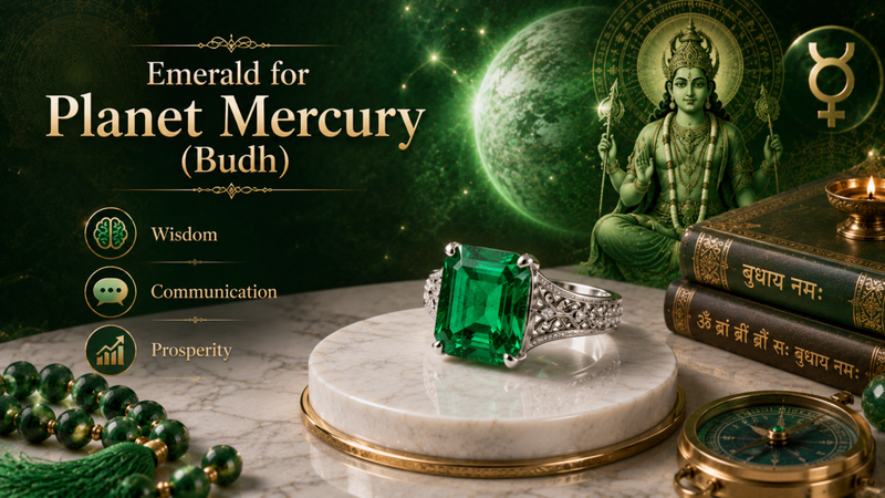 emerald for planet mercury