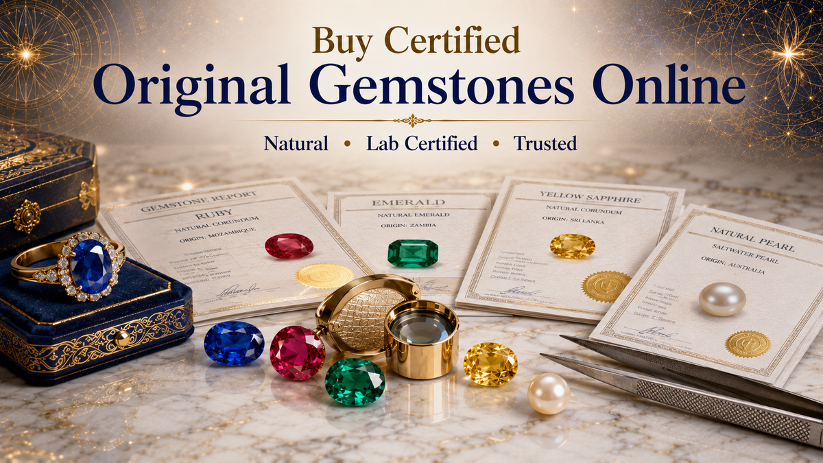 How to Buy Certified Original Gemstones Online Without Getting Burned