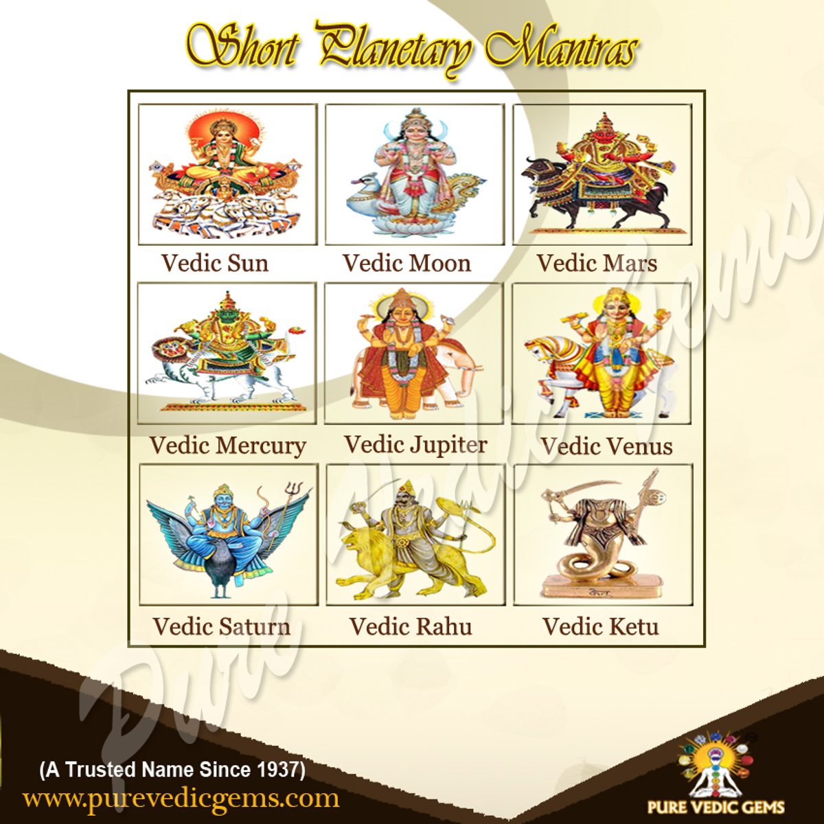 Short Planetary Mantras