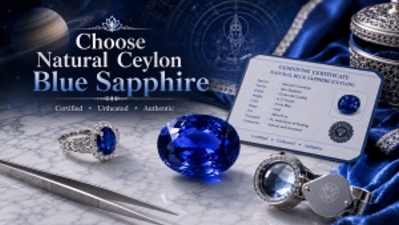 choose natural ceylon blue sapphire