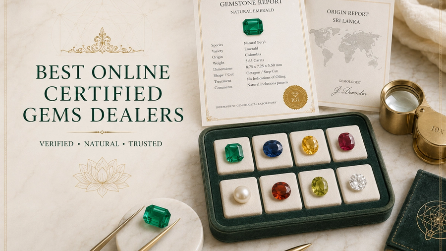 Best Online Certified Gems Dealers: How to Verify Genuine Gemstone Sellers