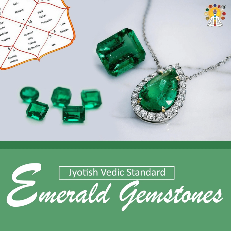 Jyotish Vedic Standard Emerald gemstones