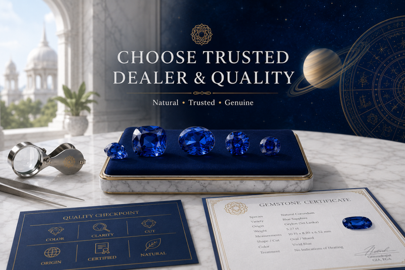 choose trusted dealer and quality
