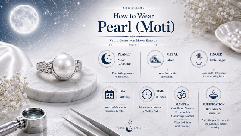 how to wear pearl moti
