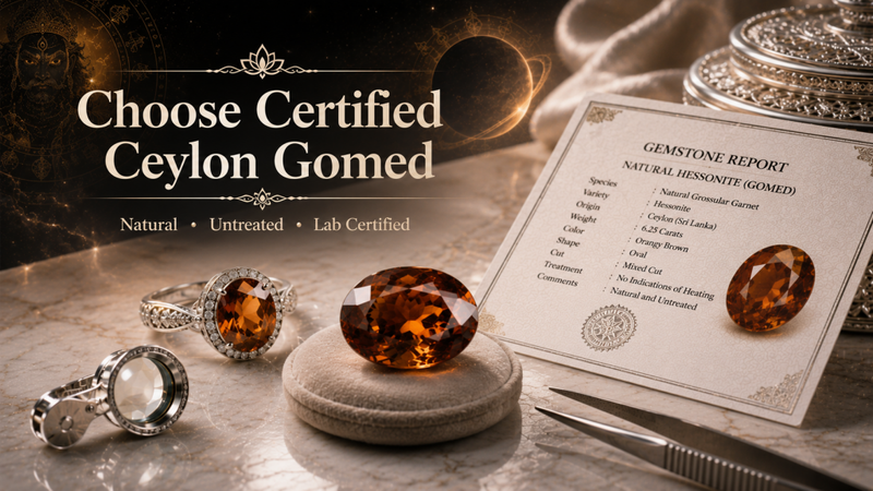 choose certified ceylon gemstone