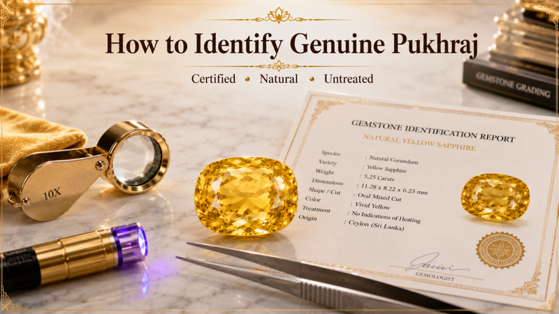 how to identfy genuine pukhraj