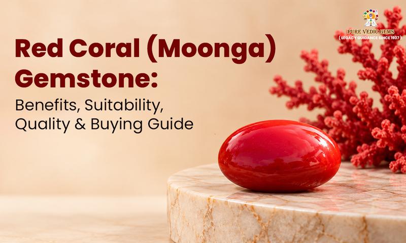 Red Coral (Moonga) Gemstone: Benefits, Suitability, Quality & Buying Guide