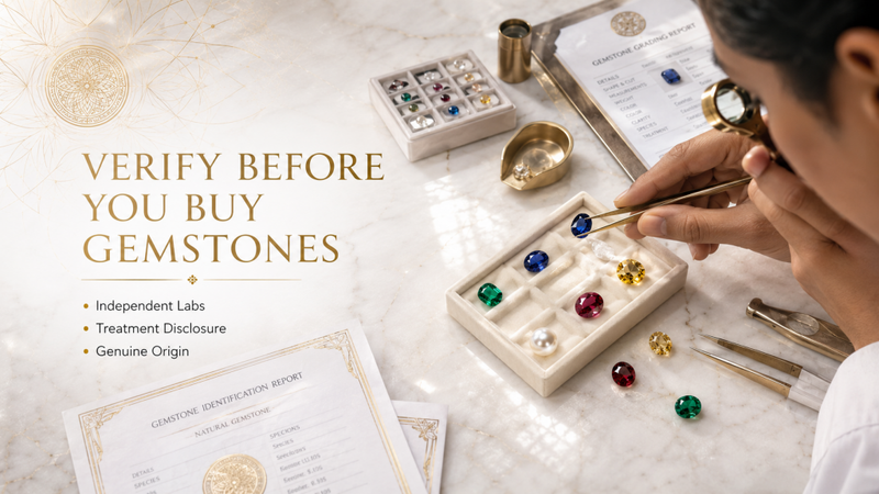 verify before you buy gemstones