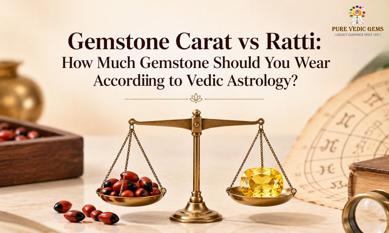 Gemstone Carat vs Ratti