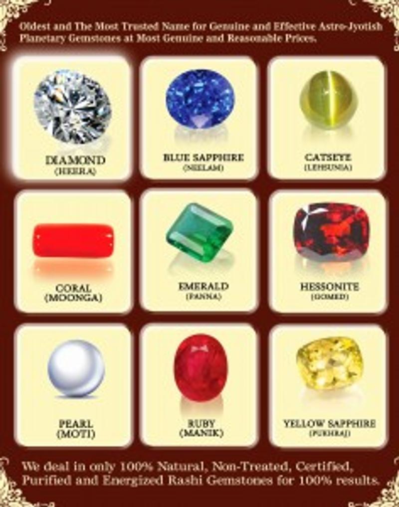 Gemstones Therapy for Diseases