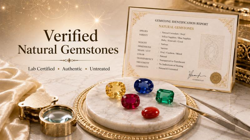 verified natural gemstones
