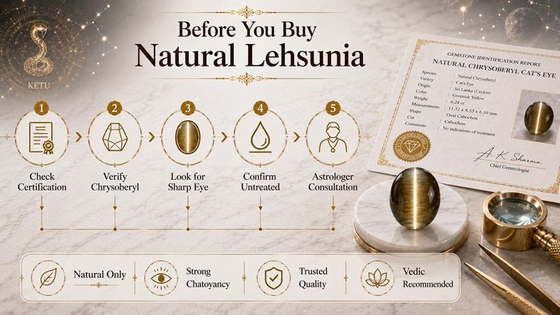 before you buy natural lehsunia