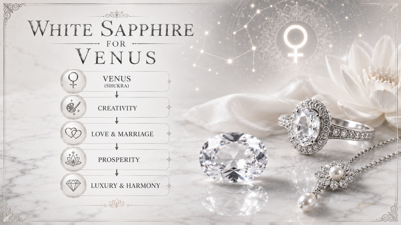 white sapphire for venus