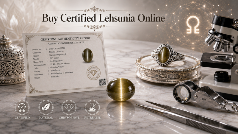 buy certified lehsunia online