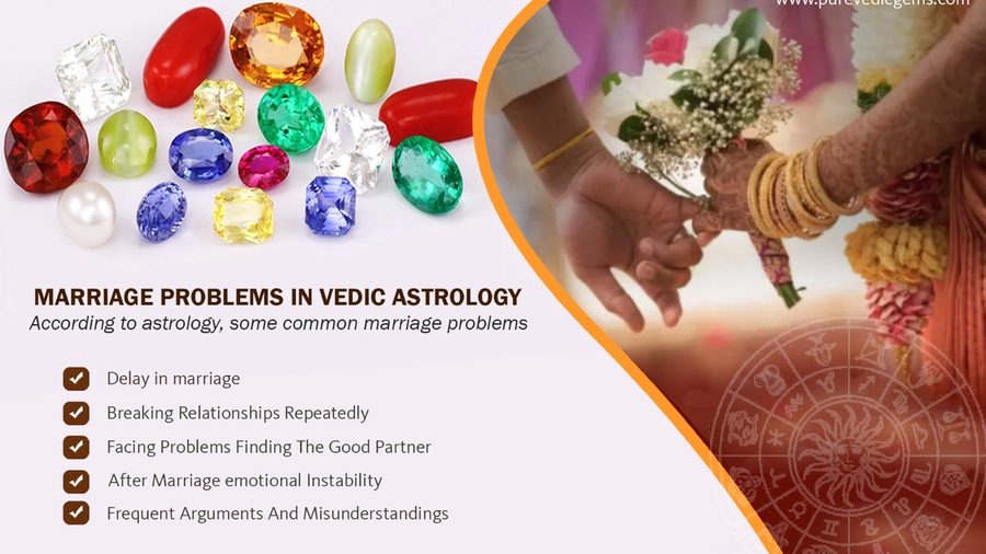 Astrological Remedies for Marriage Problems Role of Gemstones, Rudraksha & Yagya