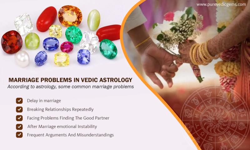 Astrological Remedies for Marriage Problems Role of Gemstones, Rudraksha & Yagya