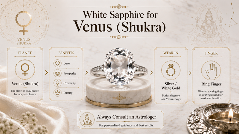 white sapphire for venus shukra