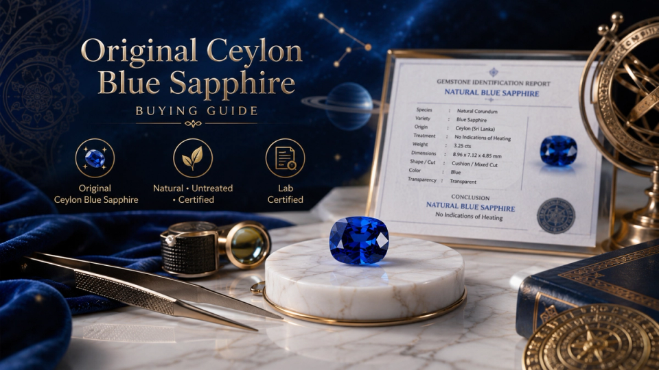 What to Know Before You Buy Original Ceylon Blue Sapphire Online