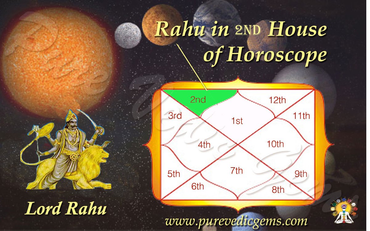 Benefits of Rahu in 2nd House of Horoscope