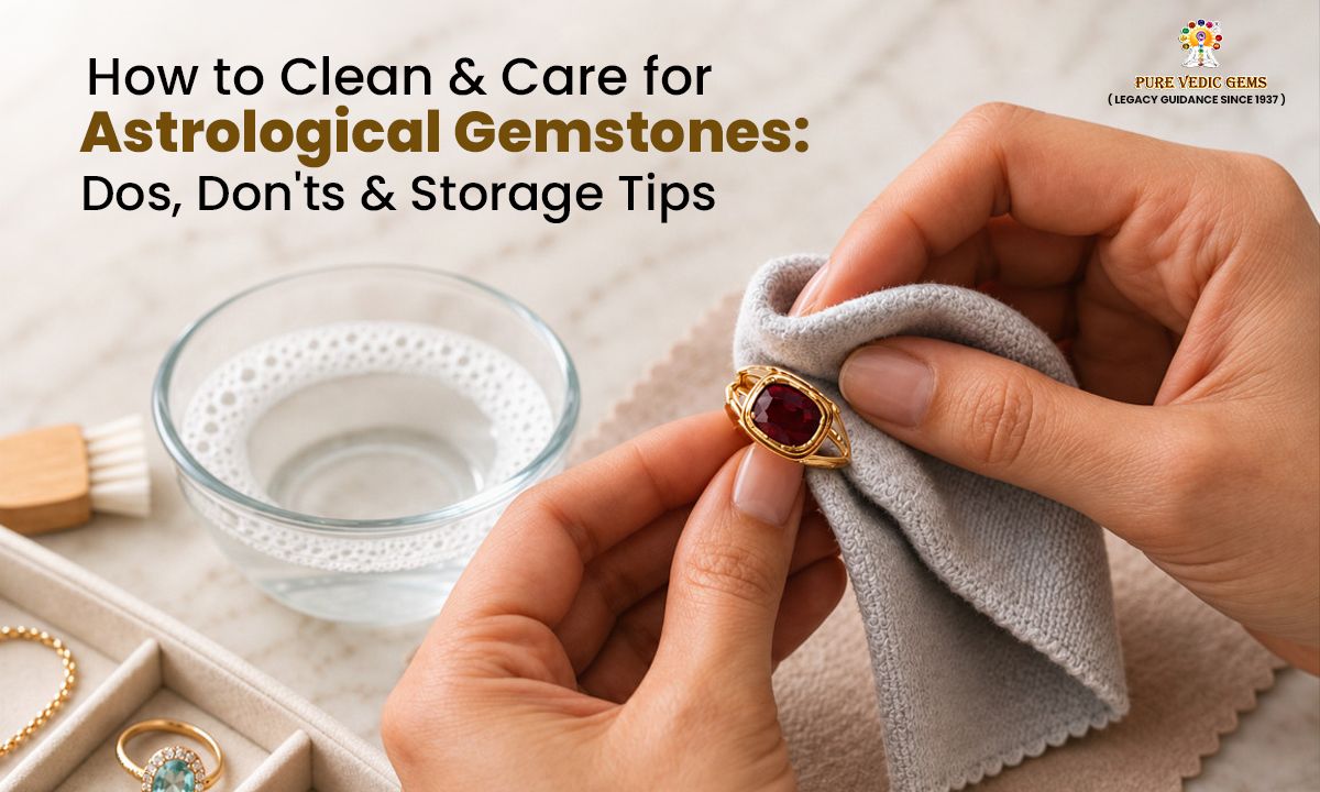 cleaning of gemstones 