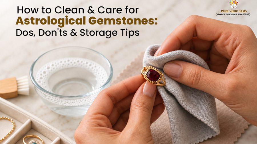 cleaning of gemstones
