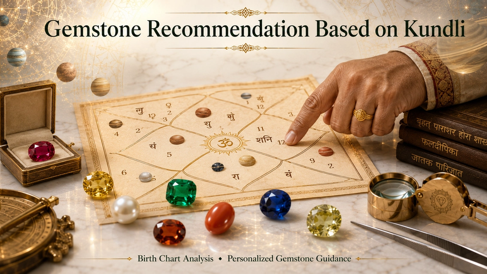 Gemstone Recommendation Based on Kundli How Birth Chart Analysis Actually Works