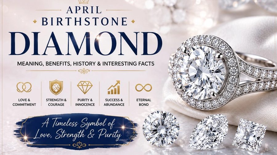 April Birthstone Diamond: Meaning, Benefits, History & Interesting Facts