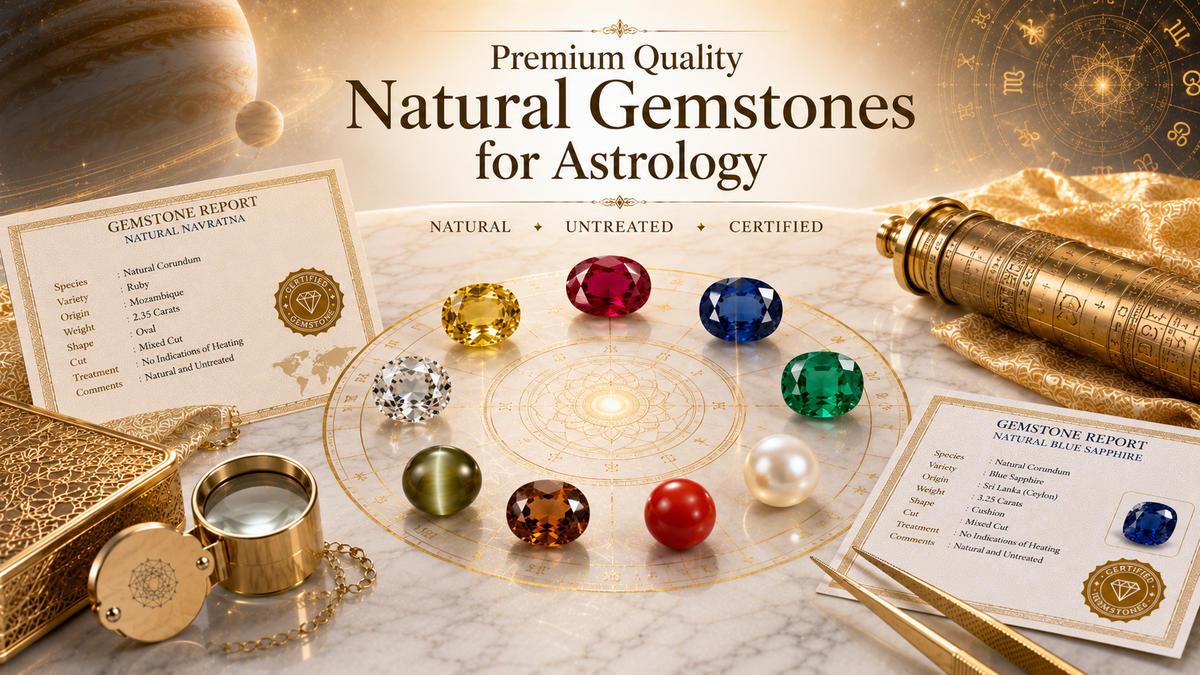 Why Premium Quality Natural Gemstones for Astrology Actually Work Differently