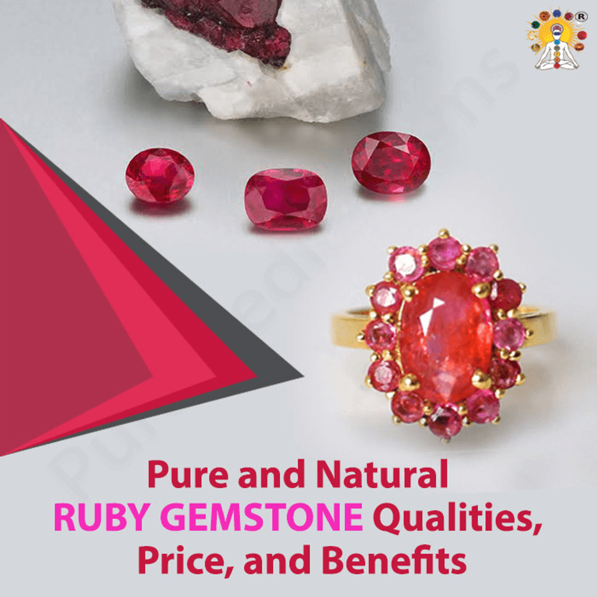 Pure and Natural Ruby gemstone Qualities, Price, and Benefits