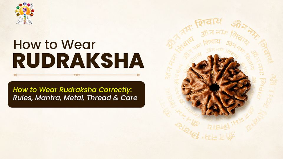 How to Wear Rudraksha Correctly: Rules, Mantra, Metal, and Thread & Care