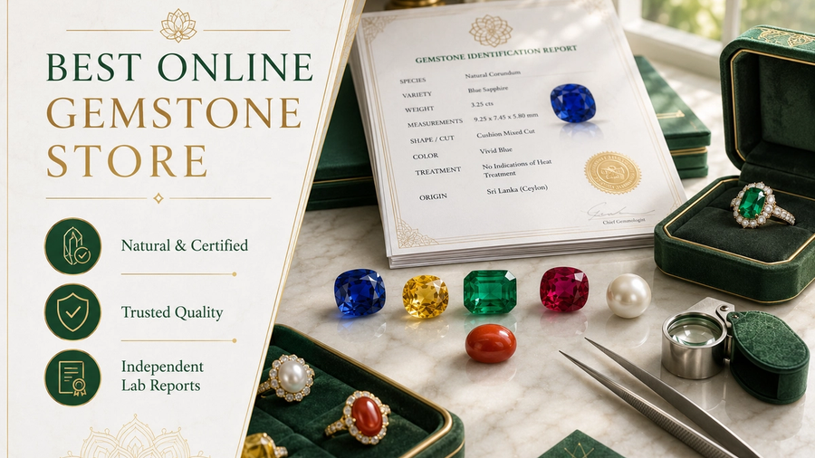 Best Online Gemstone Store in India for Natural Certified Gemstones