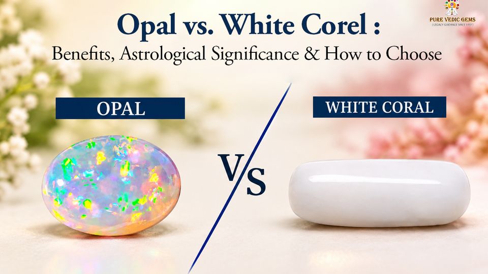 Opal vs. White Coral: Benefits, Astrological Significance & How to Choose