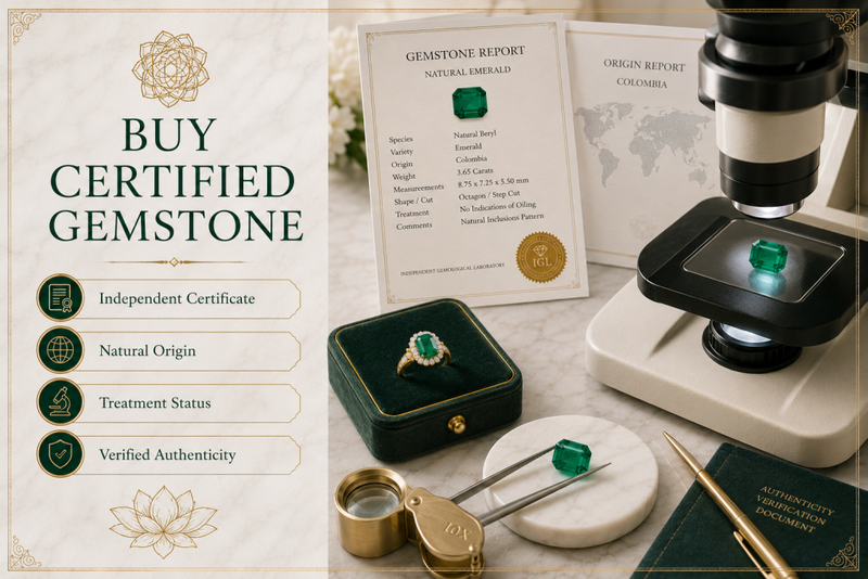 buy certified gemstone