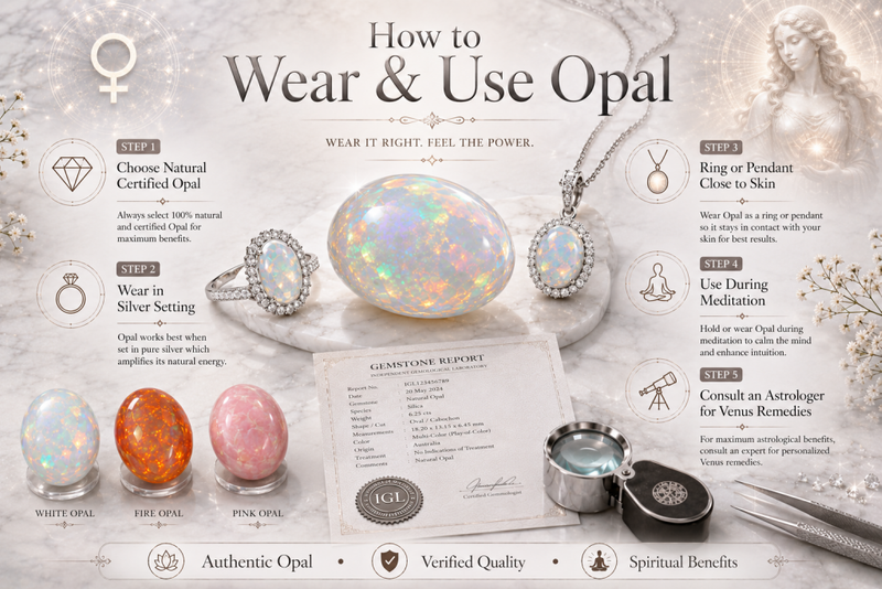 how to wear and use opal