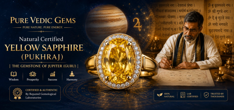 Pukhraj Stone Benefits | What Yellow Sapphire Actually Does (And What Nobody Tells You)